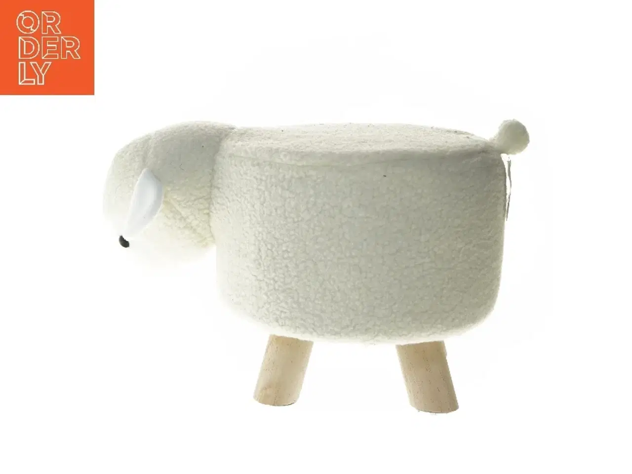Billede 4 - Børne skammel formet som får fra Da Core (str. Ø 29 cm længde 27 cm)