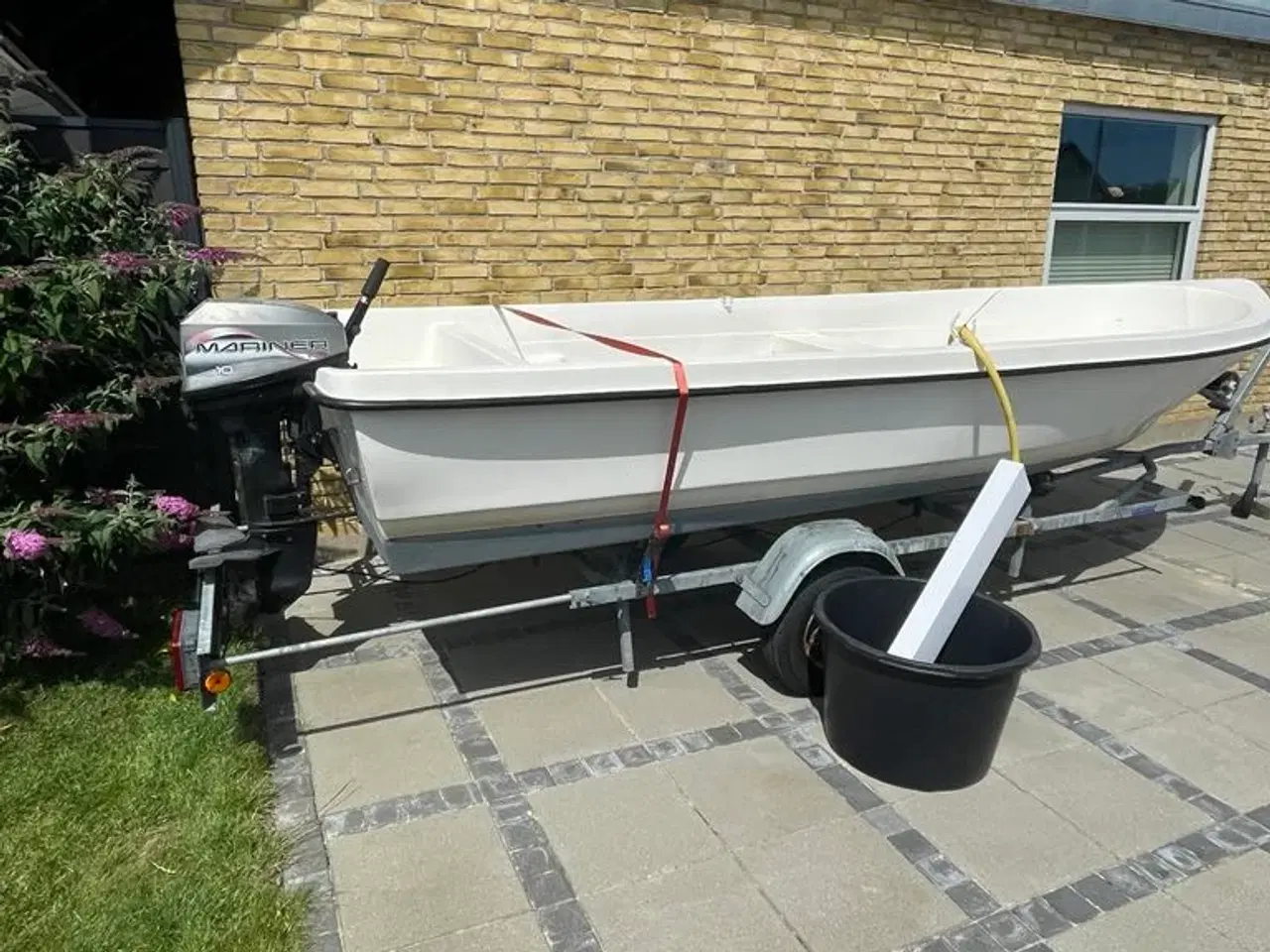Billede 4 - Jolle med motor og trailer