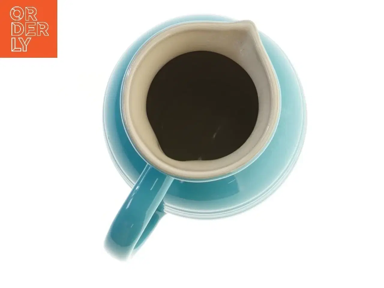 Billede 3 - Turkis keramikkande fra Le Creuset (str. 18 cm)