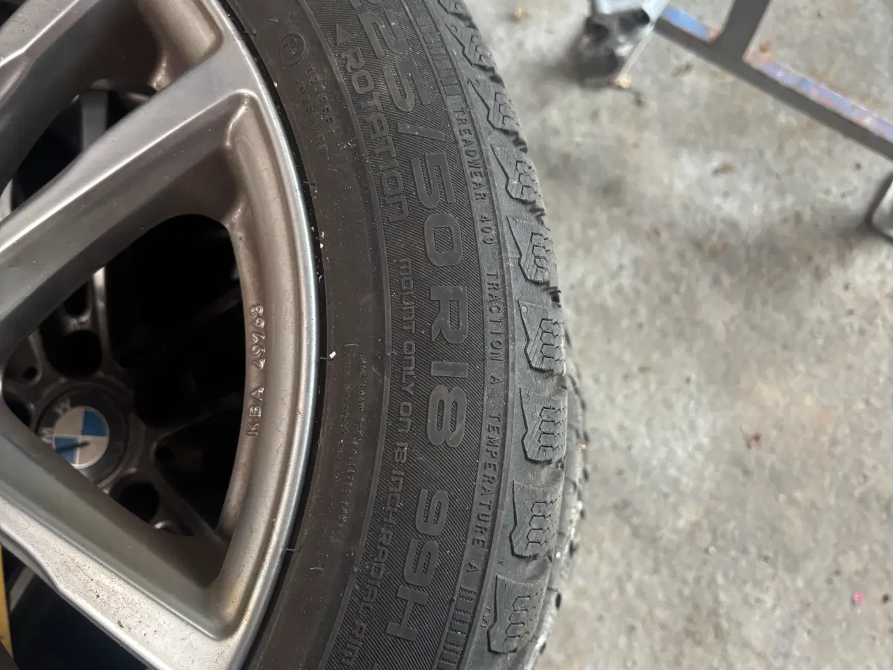 Billede 1 - Alufælge med vinterdæk