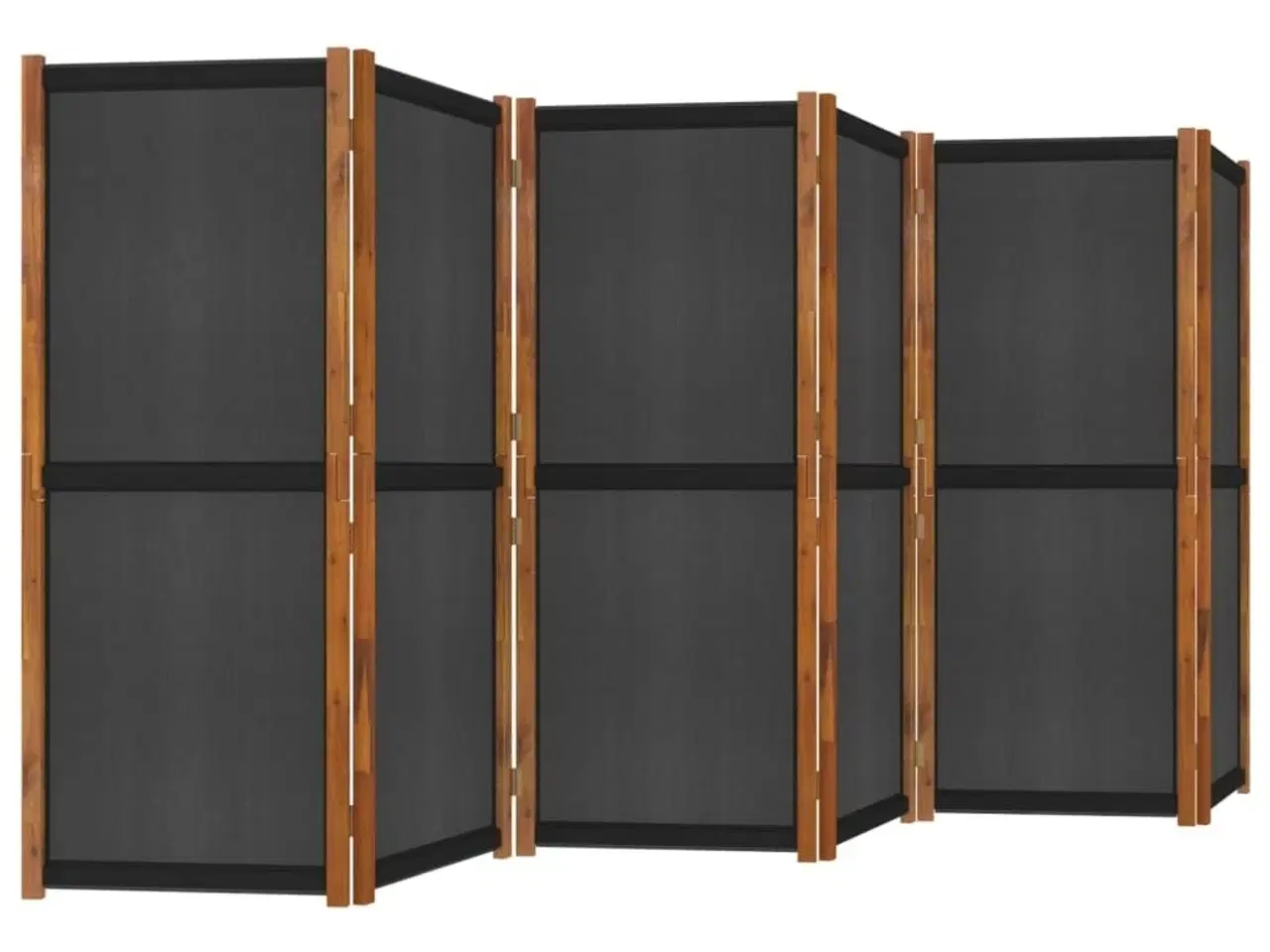 Billede 4 - 6-panels rumdeler 420x180 cm sort