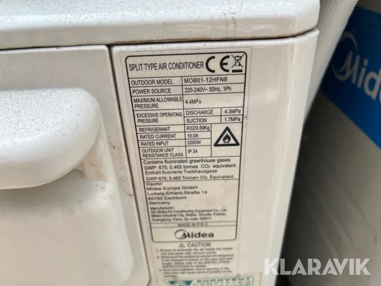 Billede 8 - Varmepumper Midea 2 hele og lidt dele.