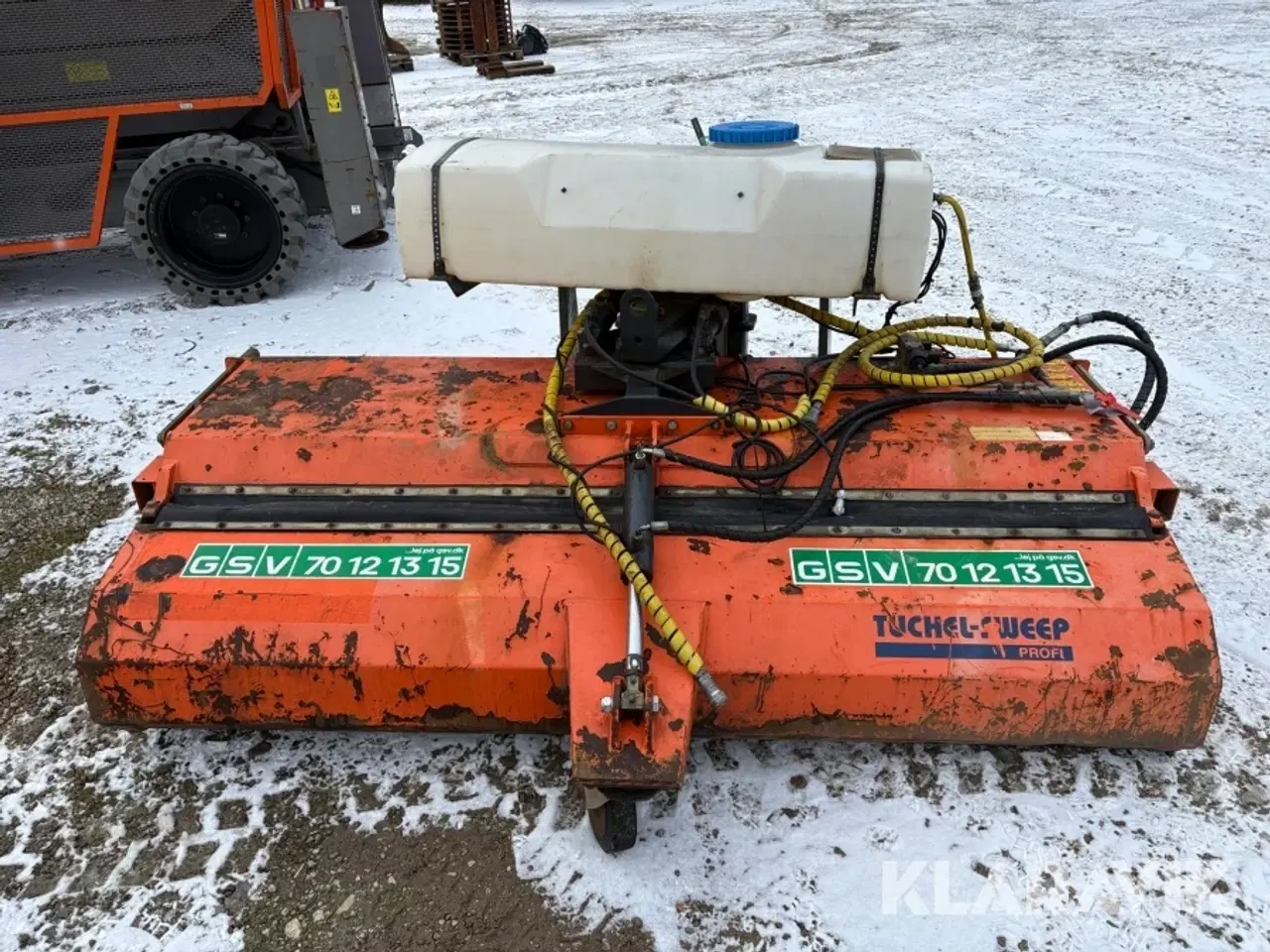 Billede 11 - Hydraulisk kost med vandtank Tuchel Profi 600