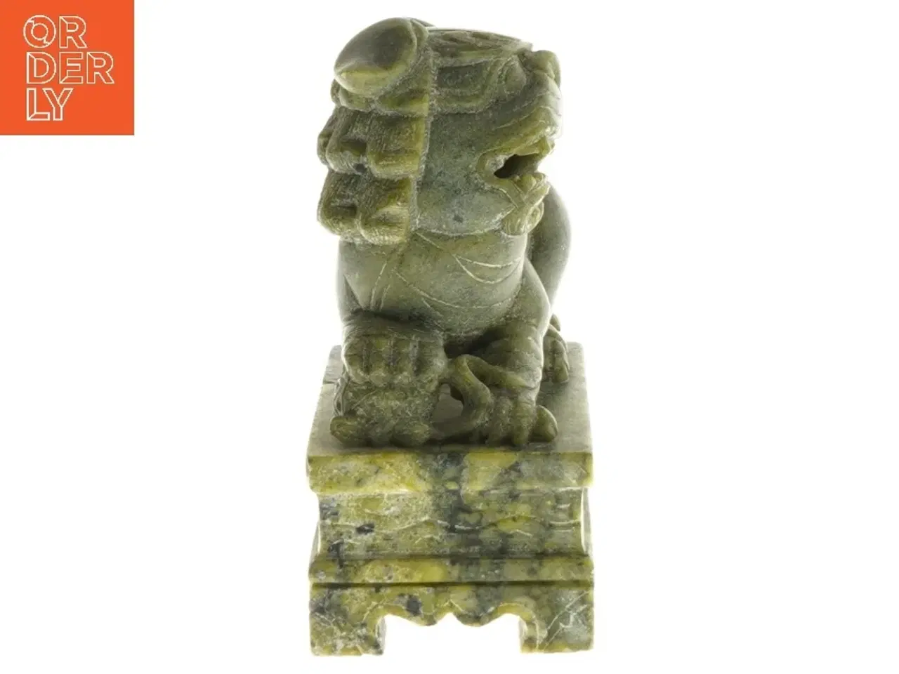 Billede 2 - Stenfigur af kinesisk løve eller foo hund (str. 10,5 cm)