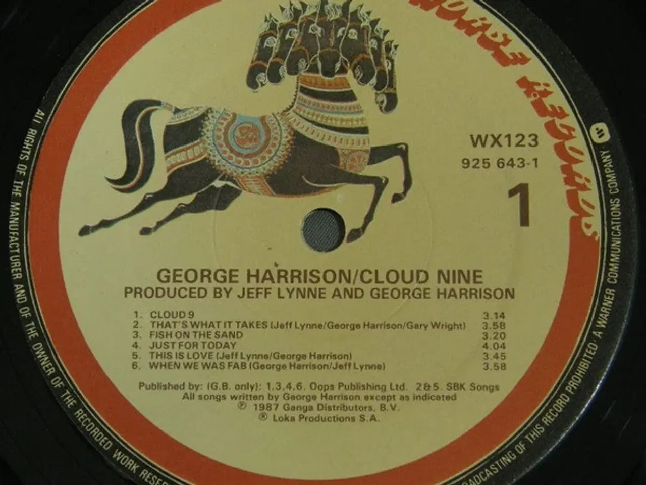 Billede 5 - George Harrison: Cloud Nine - vinyl LP