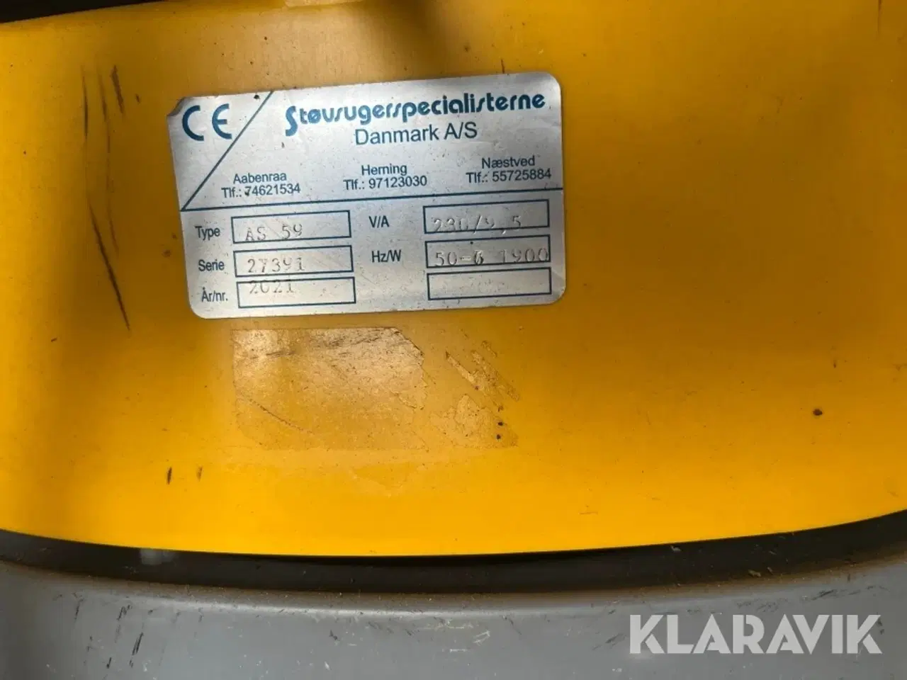 Billede 9 - LOT: støvsuger, tæpperenser og klude Støvsugerspecialisterne AS 59