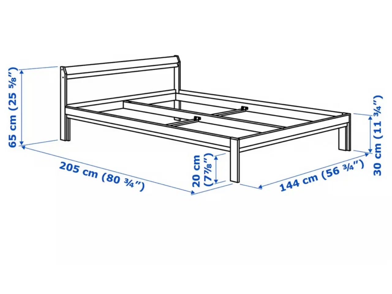 Billede 7 - 3/4 sengestel 