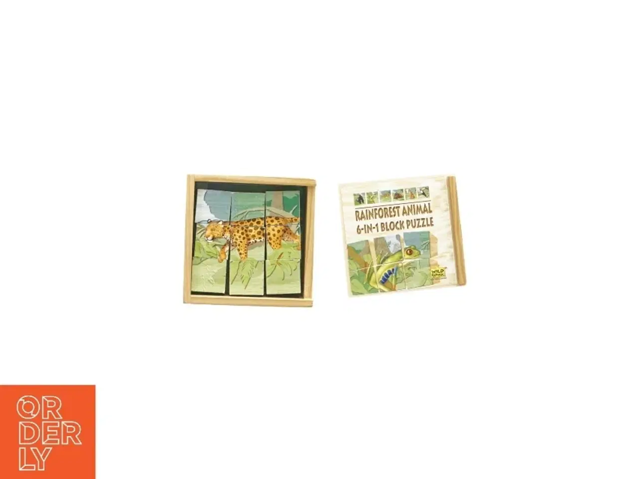 Billede 2 - Rainforest animal - seks puslespili et