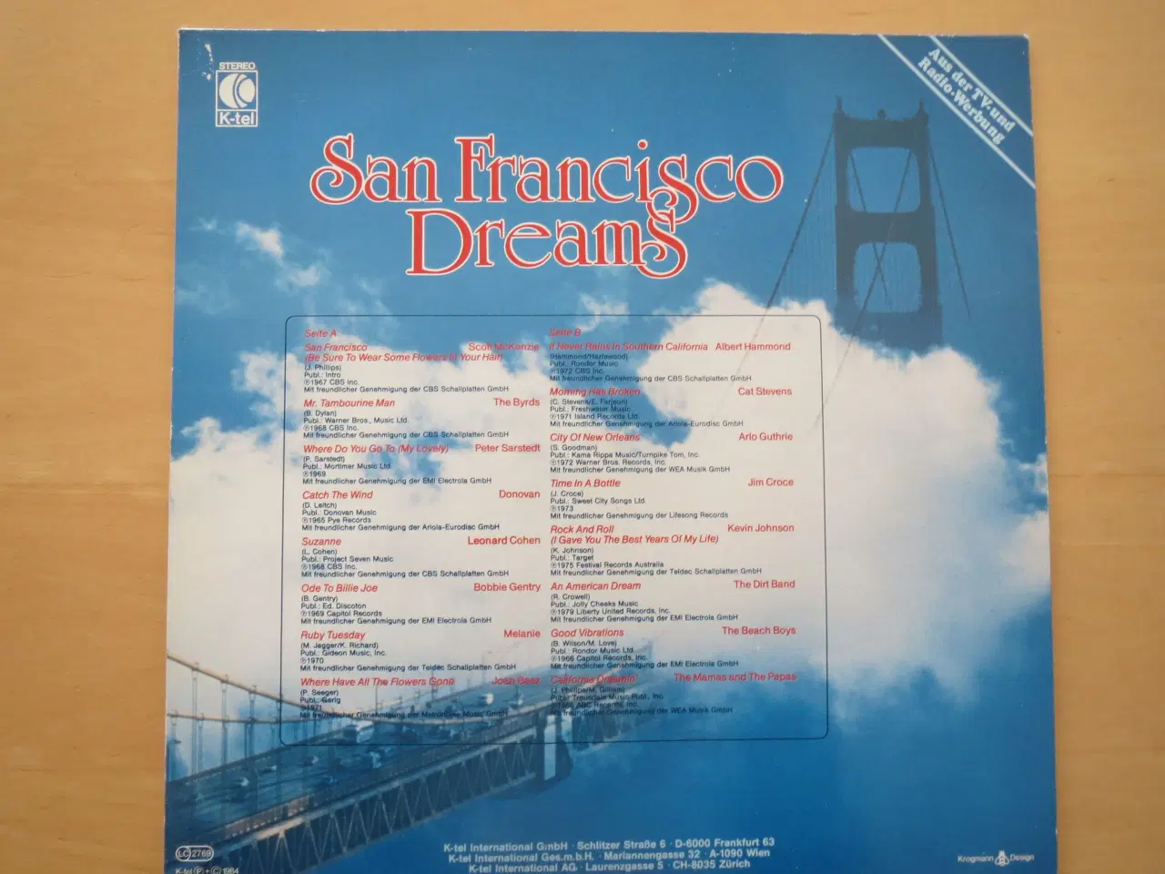 Billede 2 - San Francisco Dreams - LP
