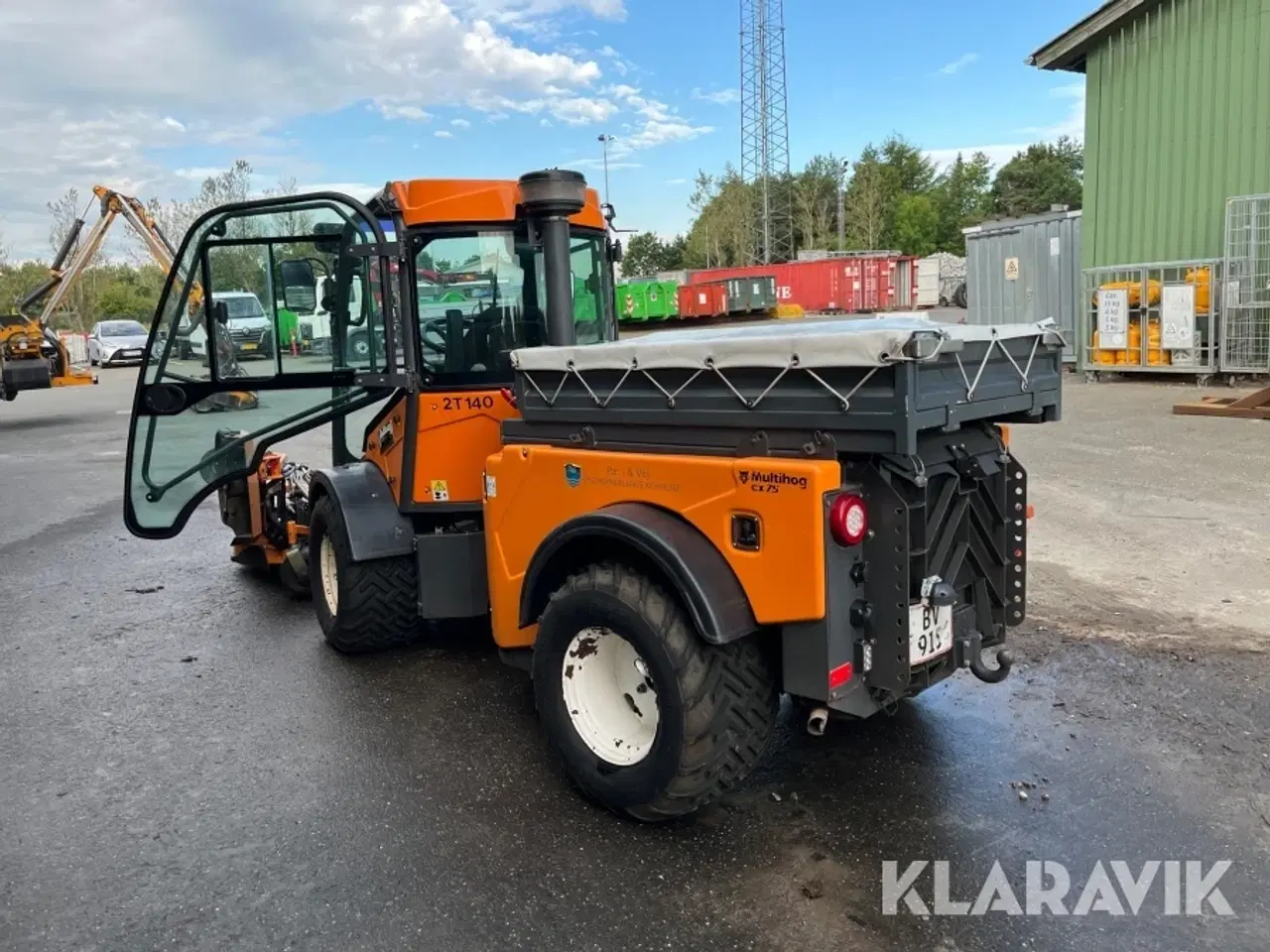 Billede 4 - Redskabsbærer Multihog CX75 med GMR klippebord