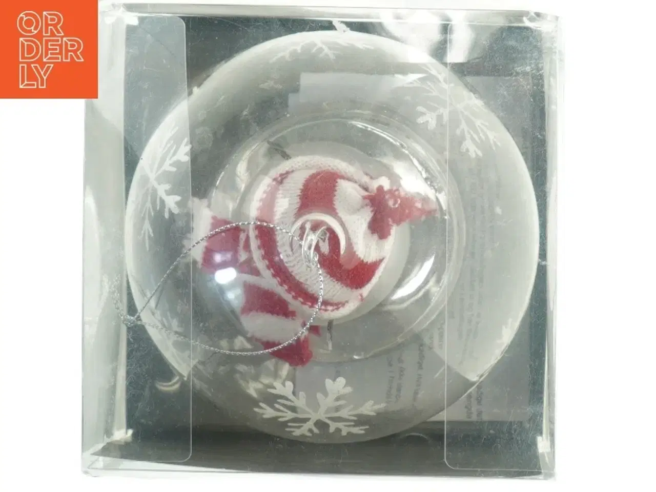Billede 3 - LED snekugle med snefnugmotiv og sneemand  (str. Ø 12 cm)