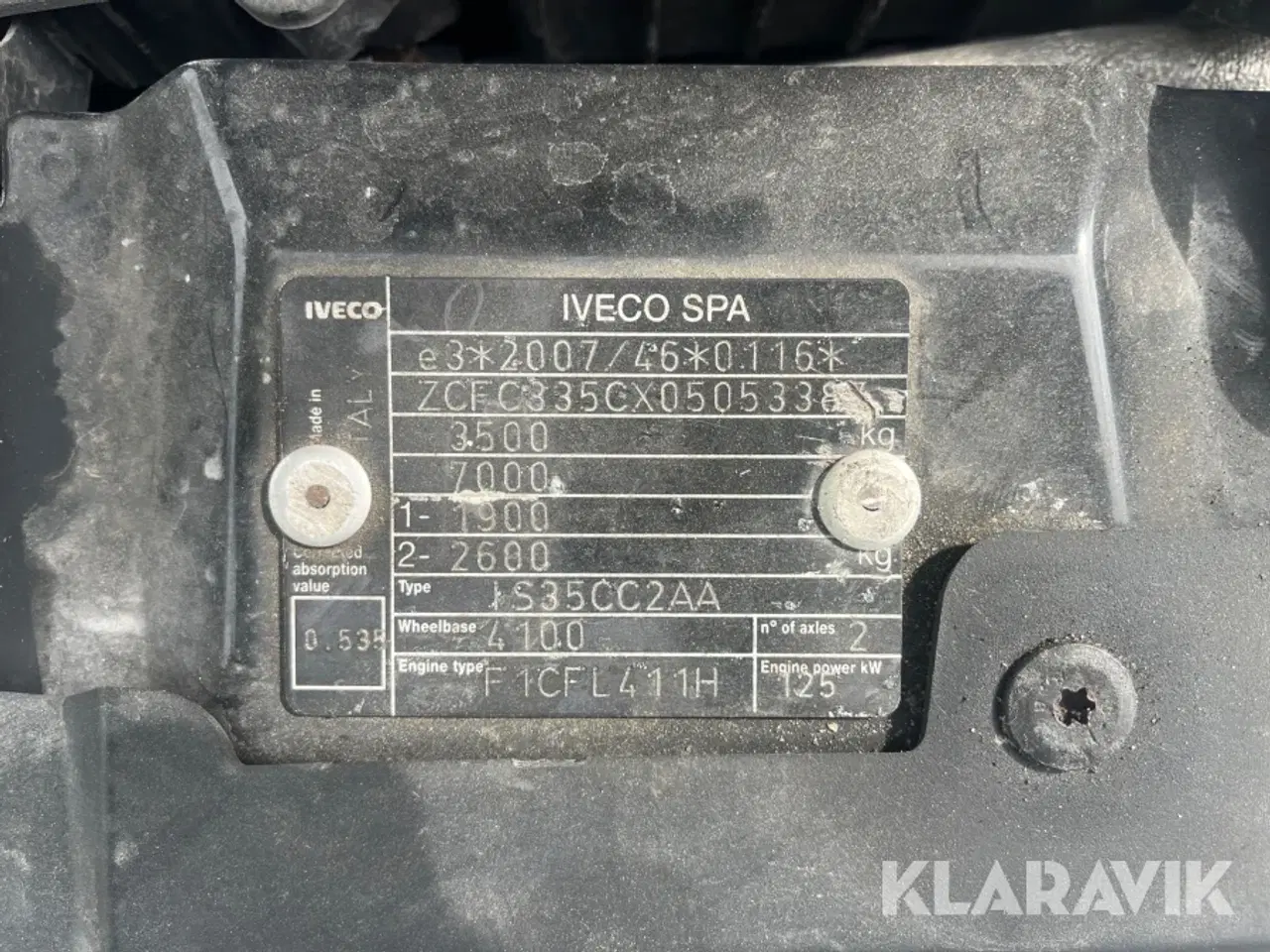 Billede 5 - Varebil Iveco Daily 35C17