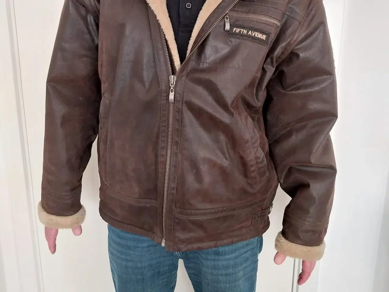 Billede 10 - Pilot jakke 54/XL Klassisk model veteran bil/mc