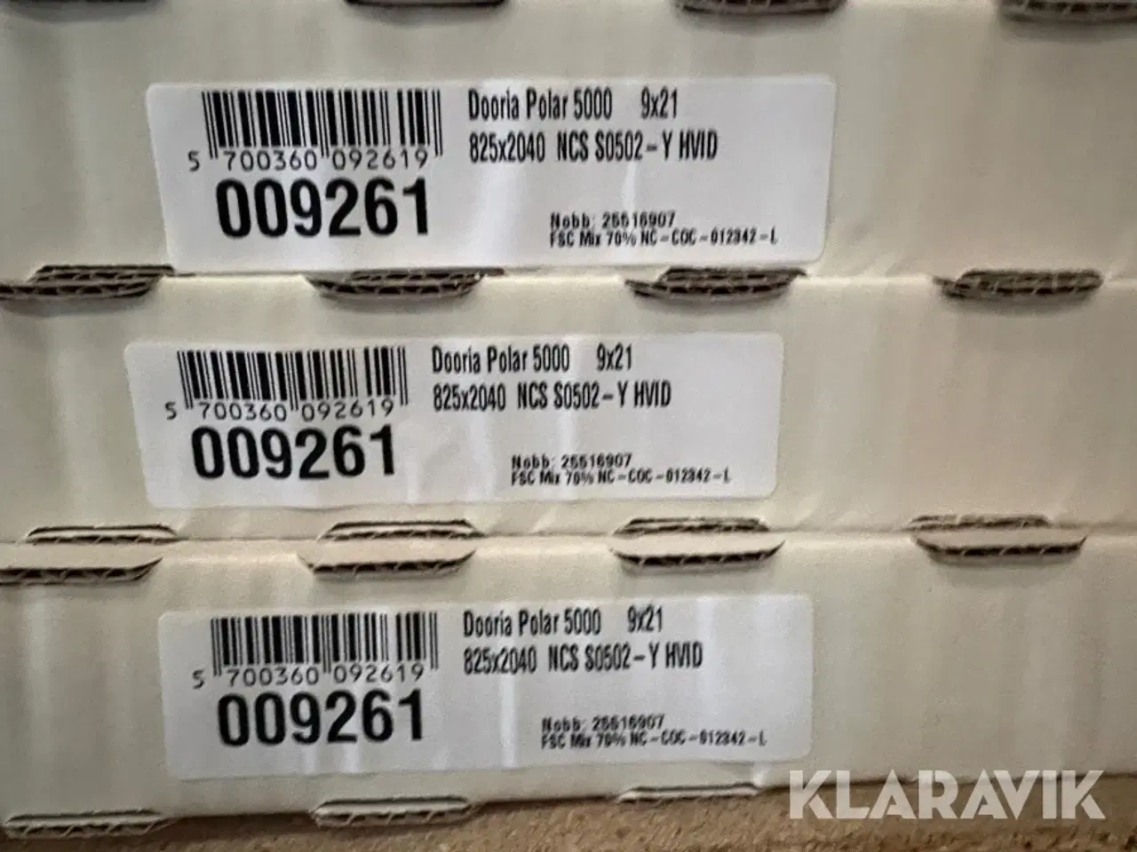 Billede 6 - Dørplader Dooria Polar 5000 19 styk