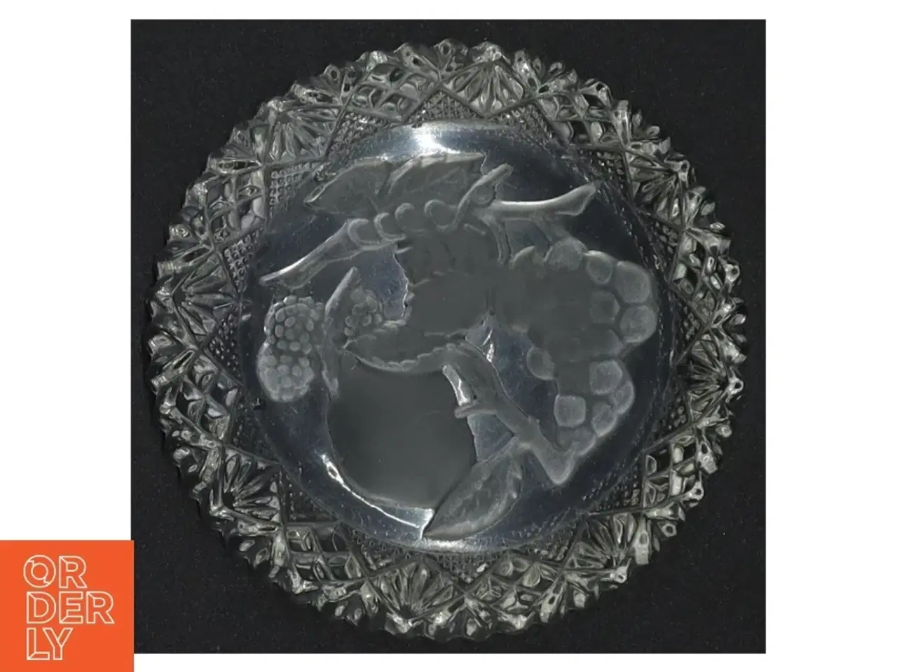 Billede 3 - Krystal skål med dekorativ kant (str. 11 x 3 cm)