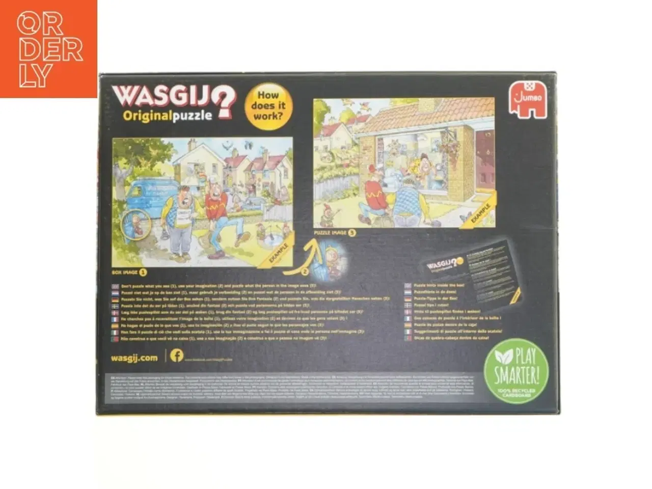 Billede 3 - WASGIJ Original Puzzle 40 Garden Party 1000 Brikker fra Jumbo (str. 1000 brikker)