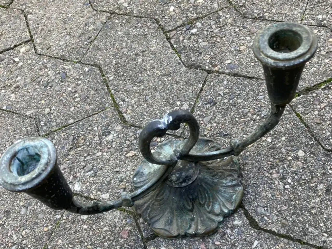 Billede 1 - Gammel lysestage 