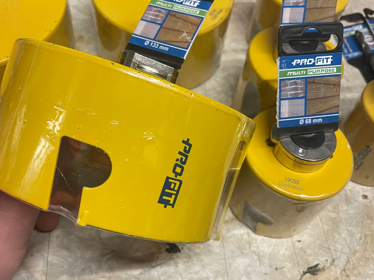 Billede 2 - 7 ubrugte huldsave med 3 tilhørende bor.