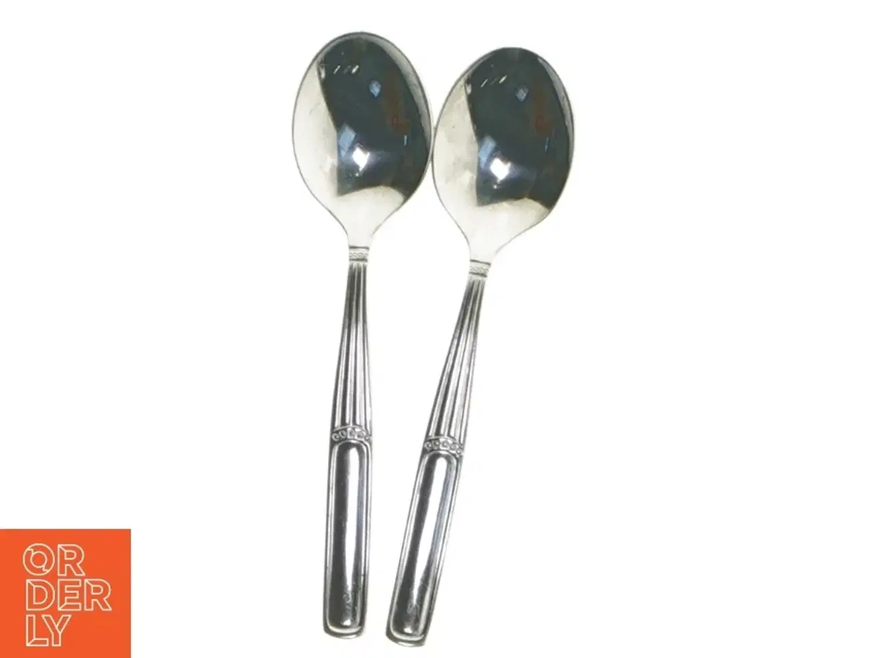 Billede 1 - Sæt af 2 metalskeer (str. 11,5 cm)
