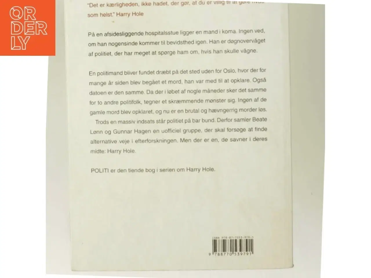 Billede 3 - Politi af Jo Nesbø fra Modtryk