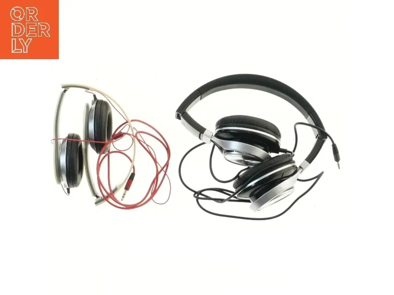 Billede 3 - To sæt hovedtelefoner med ledninger (str. Ø 16 og 19 cm)