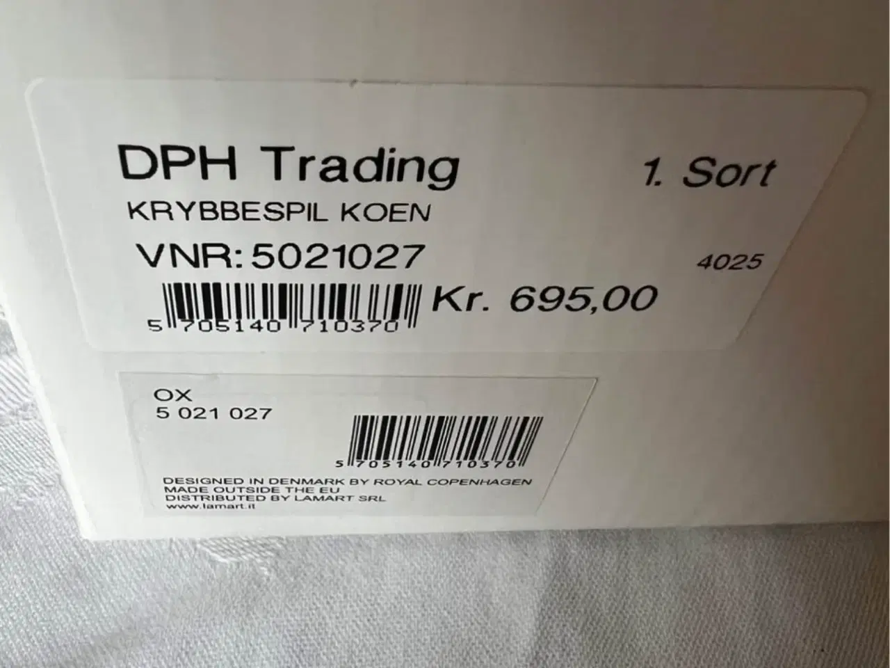 Billede 7 - Royal Copenhagen Krybbespil æsel og ko