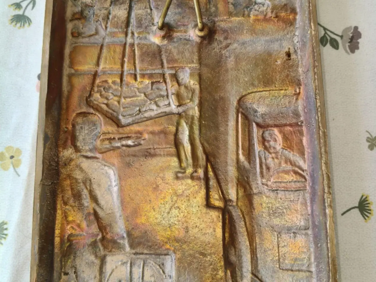 Billede 5 - super flot relief af havne arbejder med SID logo