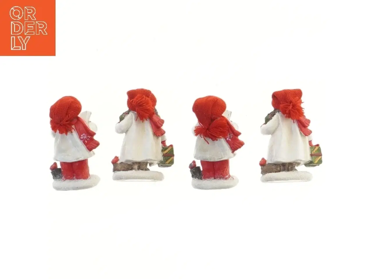 Billede 2 - Dekorative julefigurer (str. 4 styk, 10 cm)