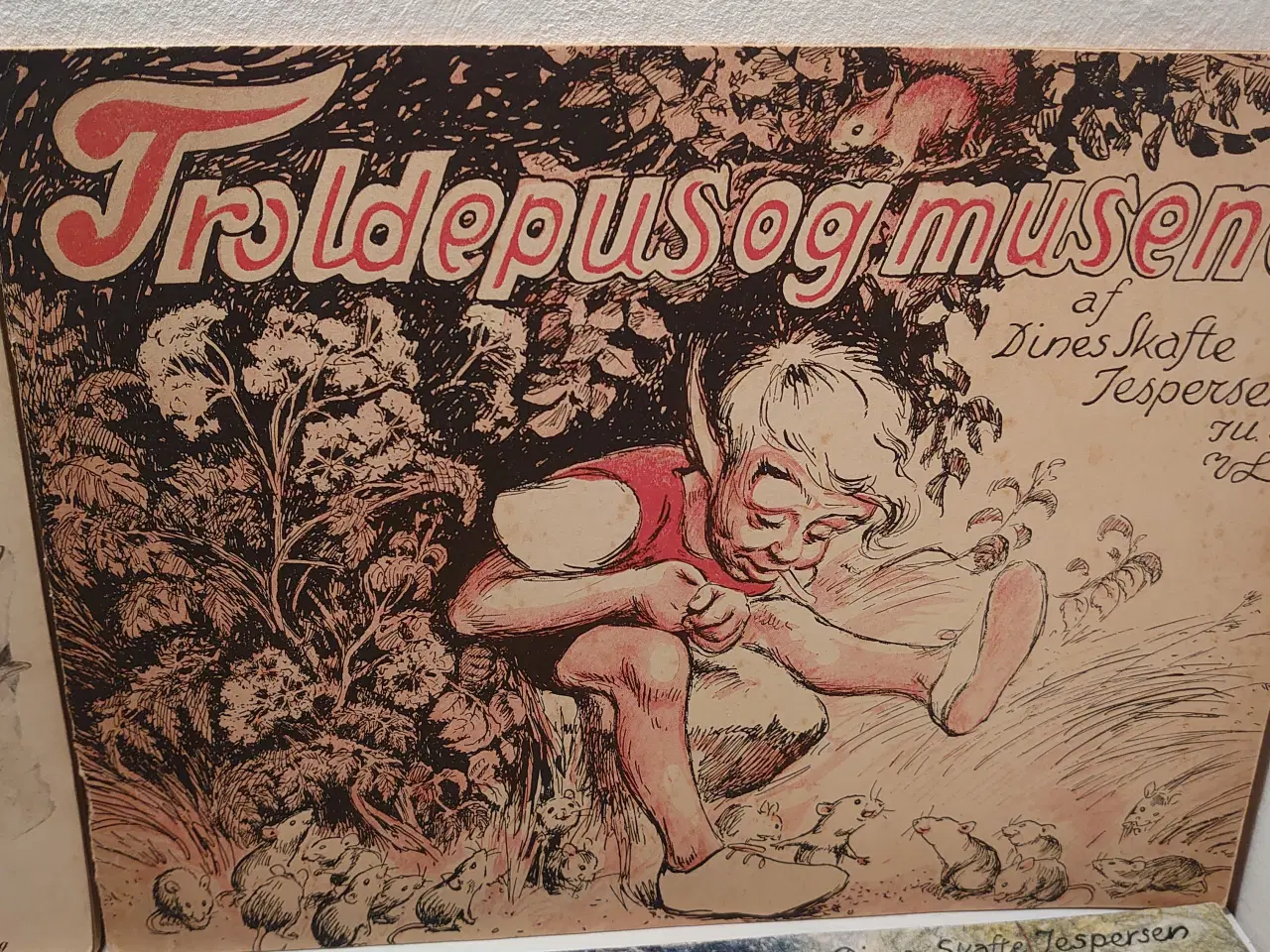 Billede 3 - 4 stk Troldepus hæfter fra 1953-63. 1.udgaver.