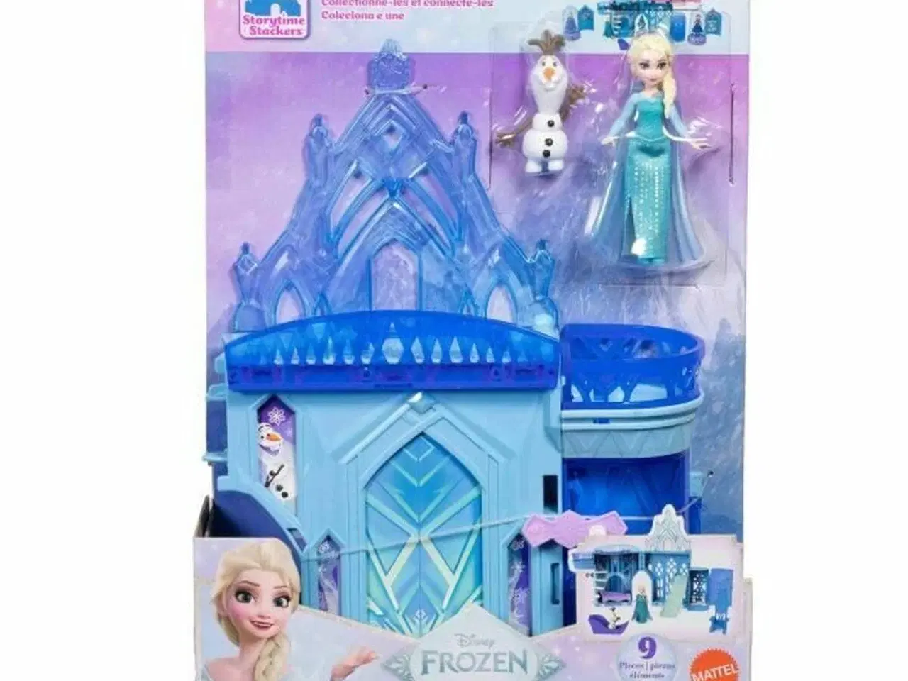 Billede 6 - Dukkehus legesæt Frozen - Elsa slot med 9 dele
