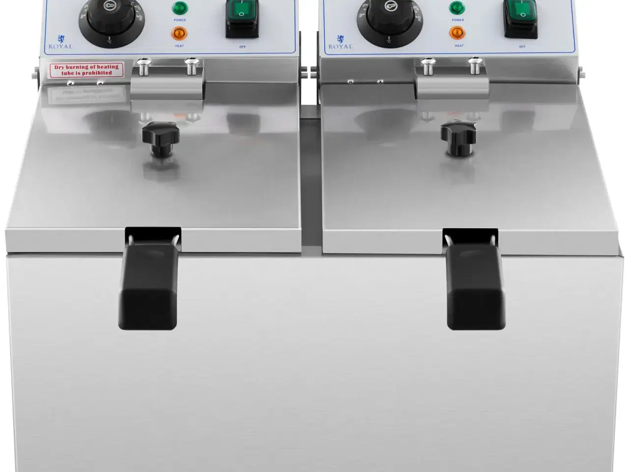 Billede 3 - Frituregryde 2x 8 Liter – med Kuldezone – 6,4 kW