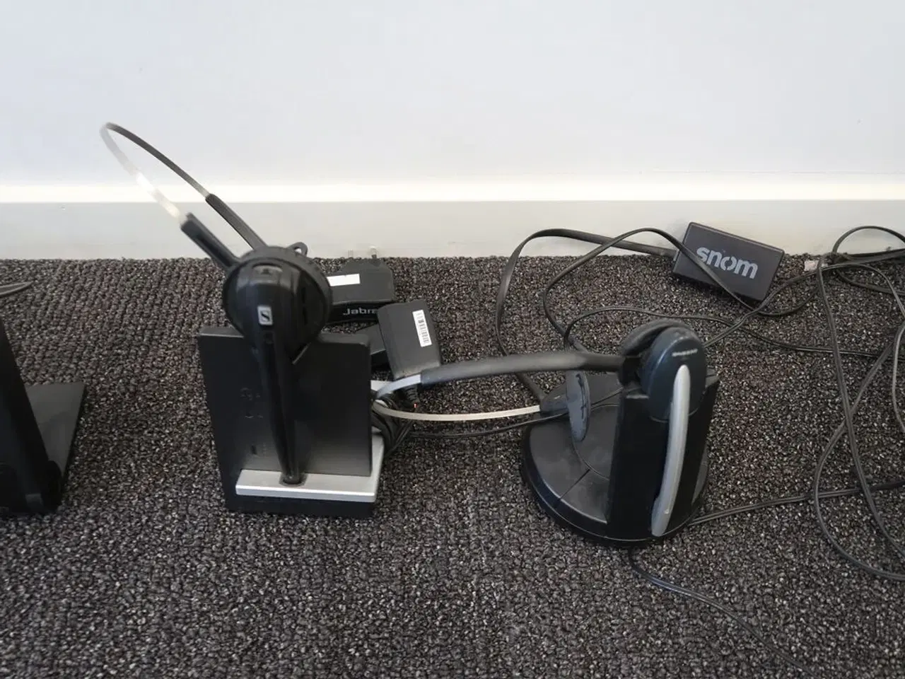 Billede 3 - 3 stk. Jabra WHB003 + diverse headsets