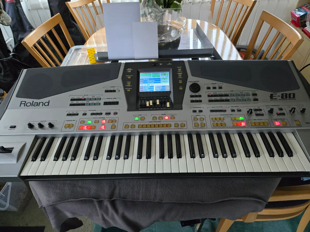 Billede 1 - Keyboard Roland E-80 og et Foot Controller FC-7