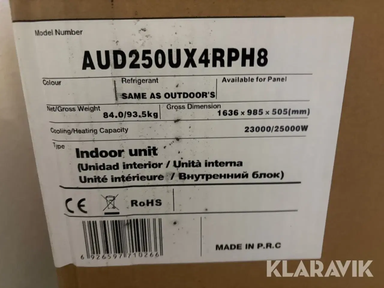 Billede 6 - Varmepumpe Hisense AUW250U6RZ8 / AUD250UX4RPH8 luft til luft