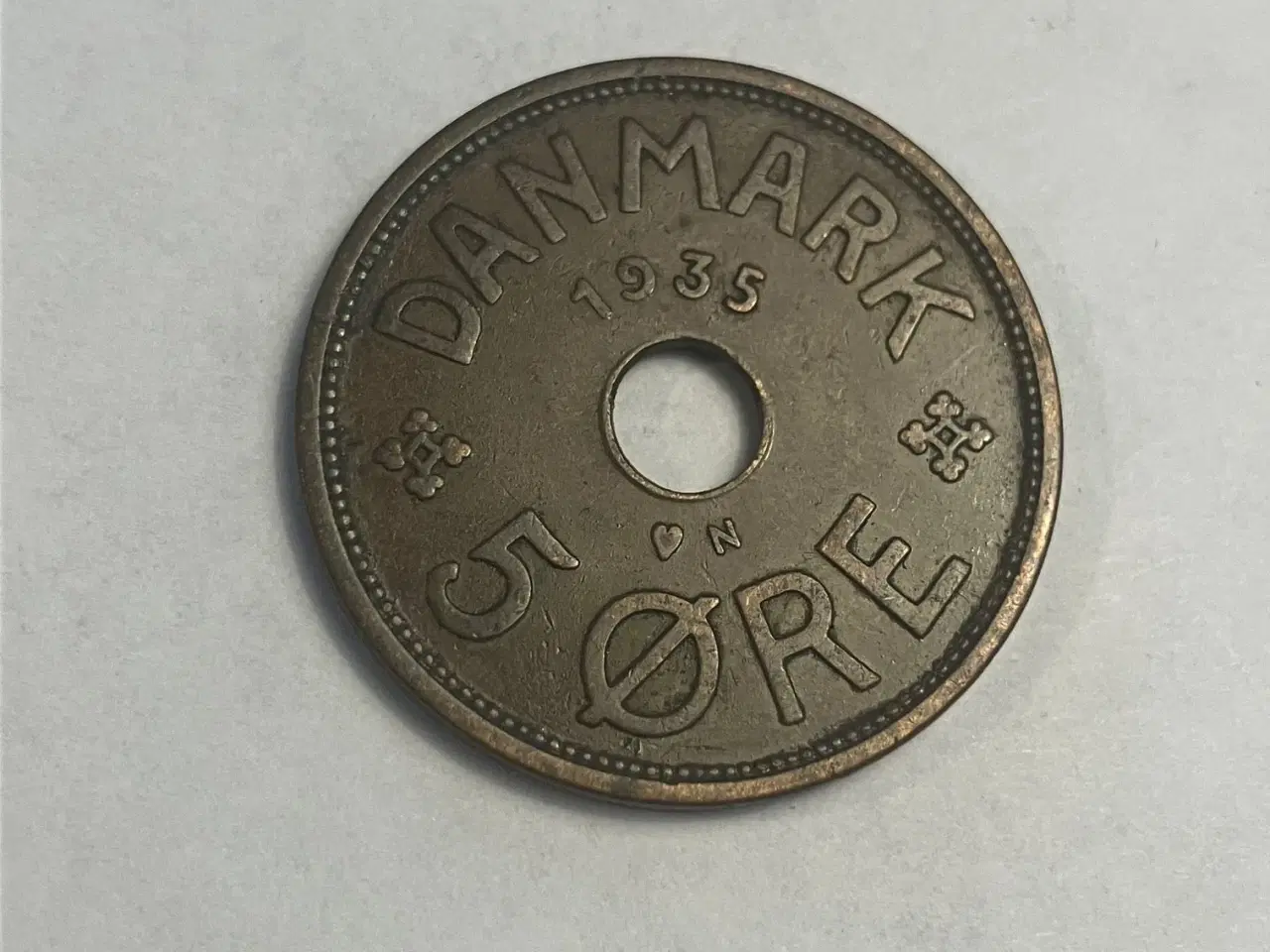 Billede 1 - 5 Øre 1935 Danmark