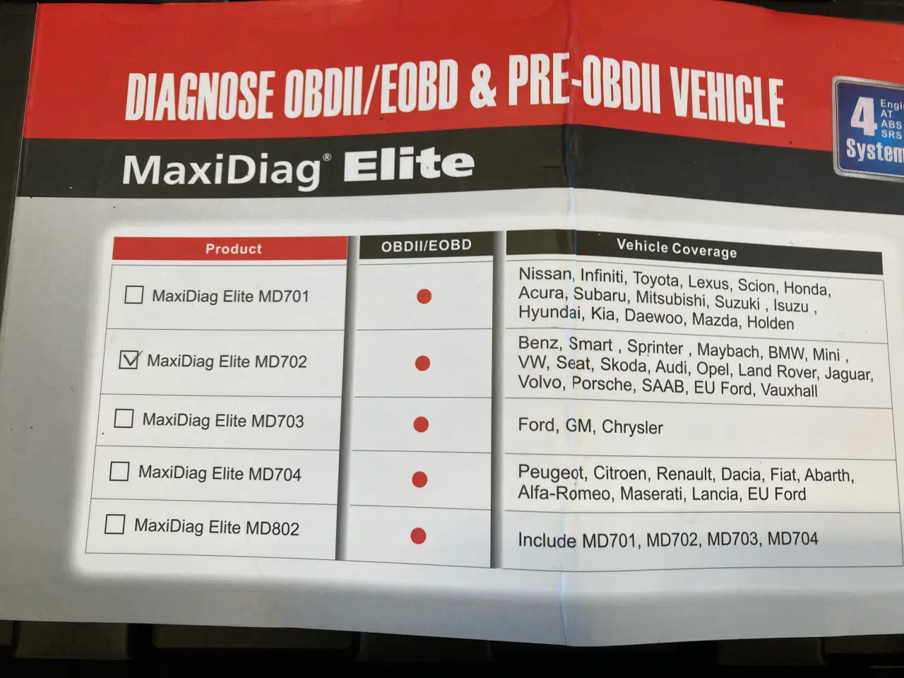 Billede 3 - Autel MD702 OBD11