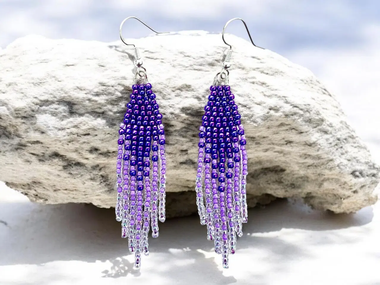 Billede 3 - Grønlandske perle øreringe