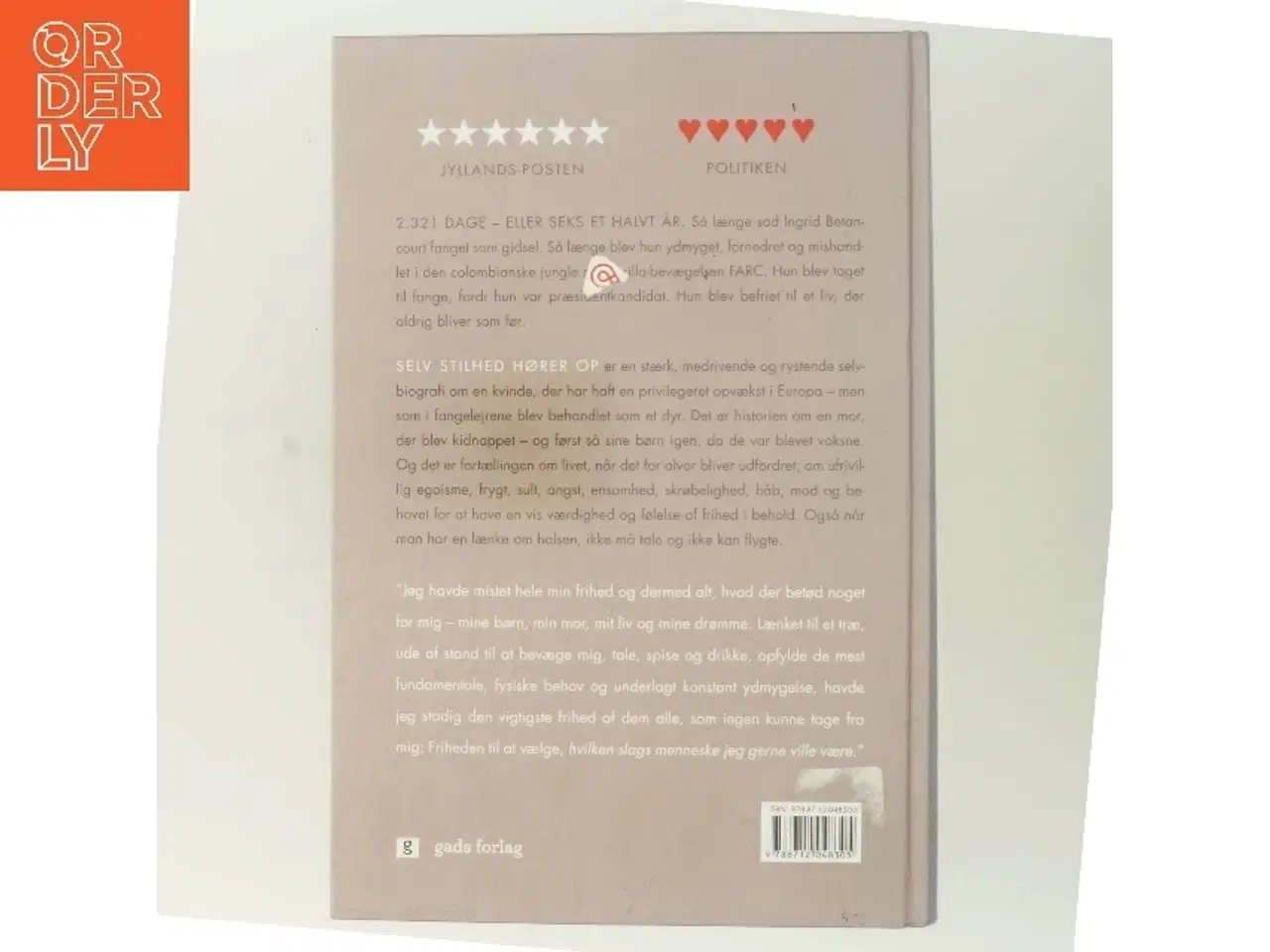 Billede 3 - Selv stilhed hører op af Ingrid Betancourt (Bog)