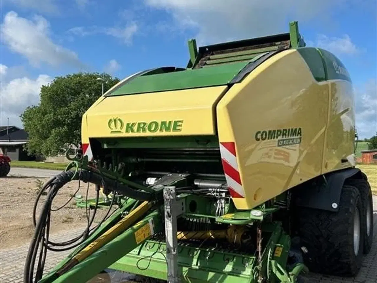 Billede 2 - KRONE Comprima CF 155 XC Ny plus model,store hjul og foliebinding