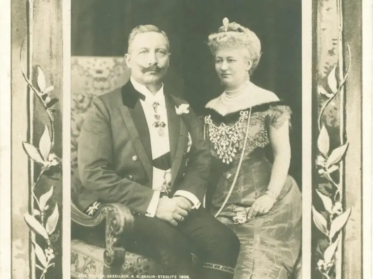 Billede 1 - Det tyske kejserpar. 1906