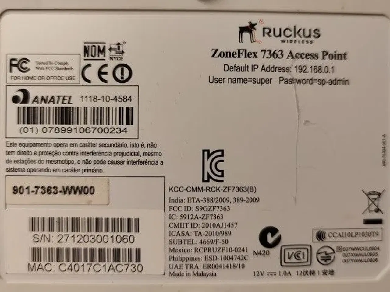 Billede 3 - Access point, wireless, Ruckus