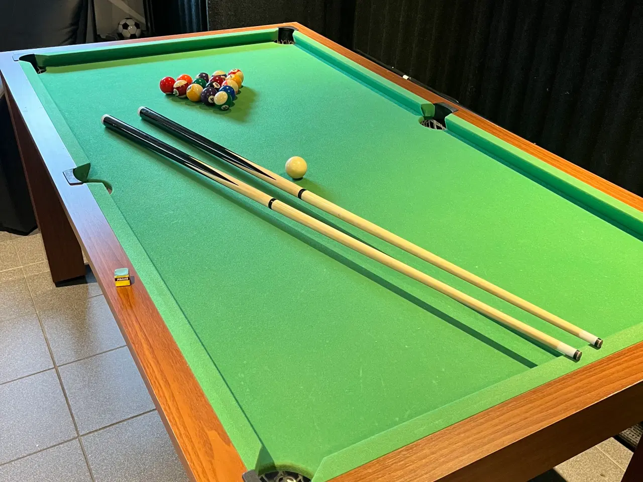 Billede 2 - Billiardbord/poolbord der også kan bruges som bord