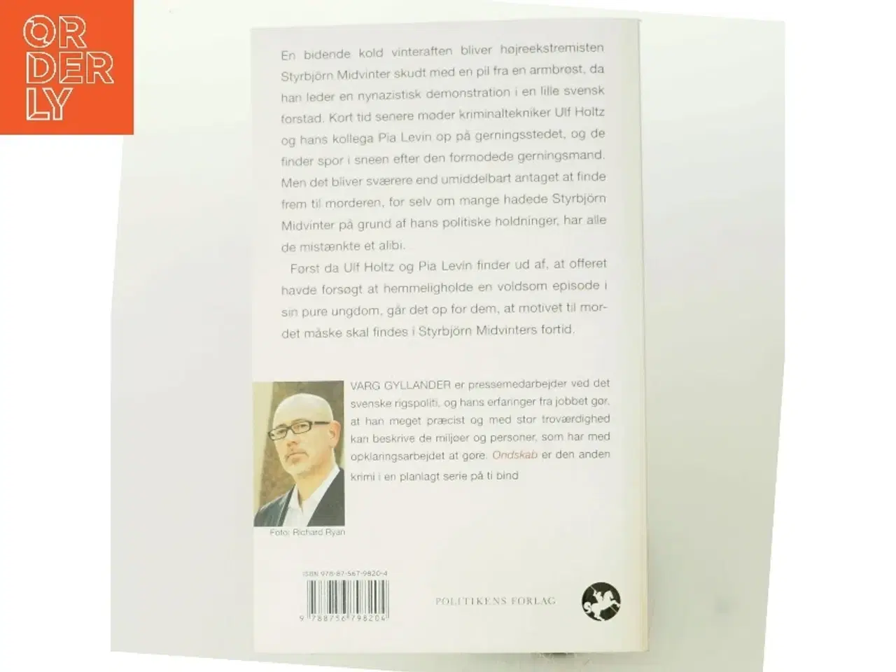 Billede 3 - Ondskab af Varg Gyllander (Bog)