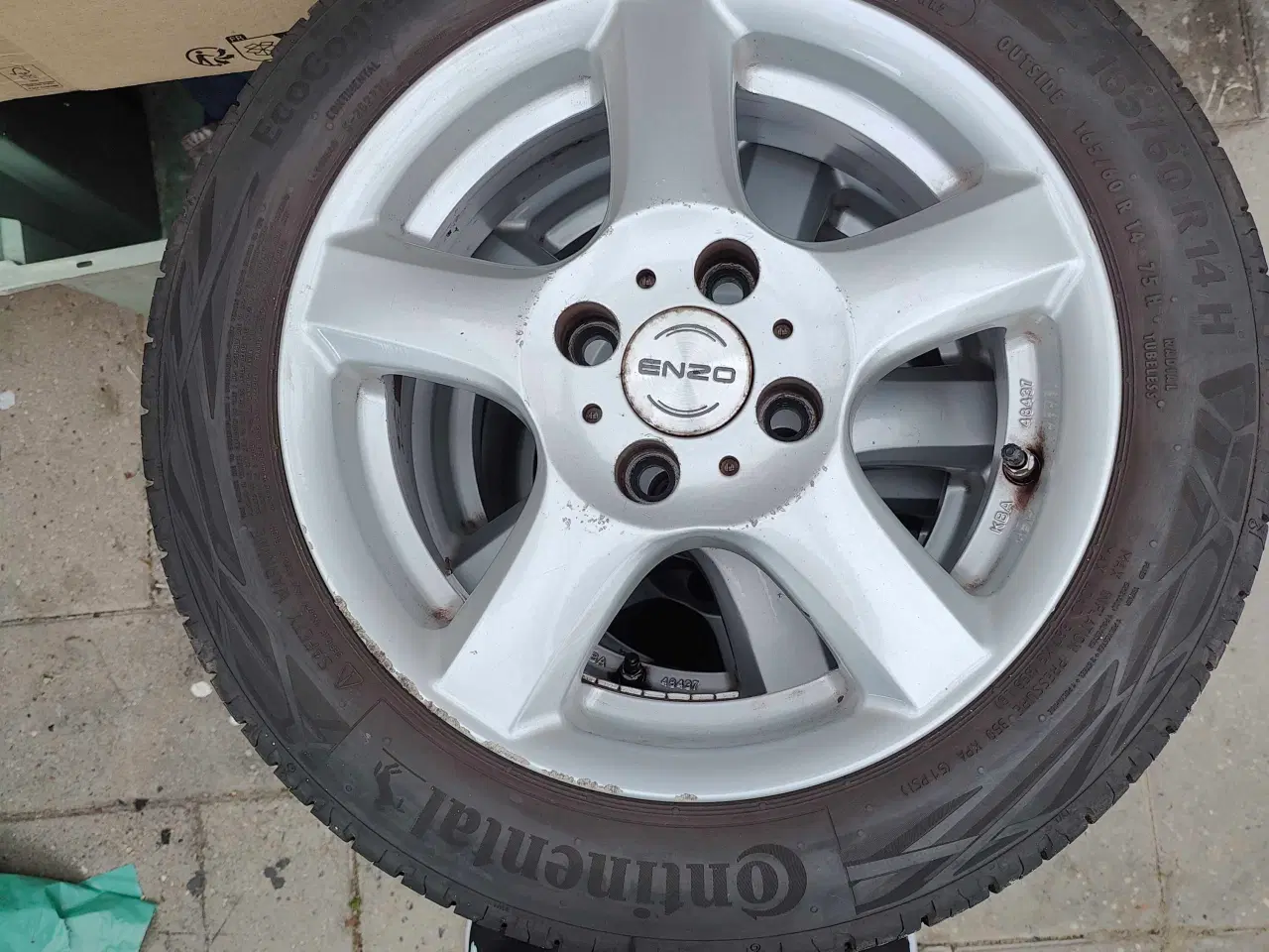 Billede 1 - Kia Picanto Orginale Alufælge 14" med dæk 