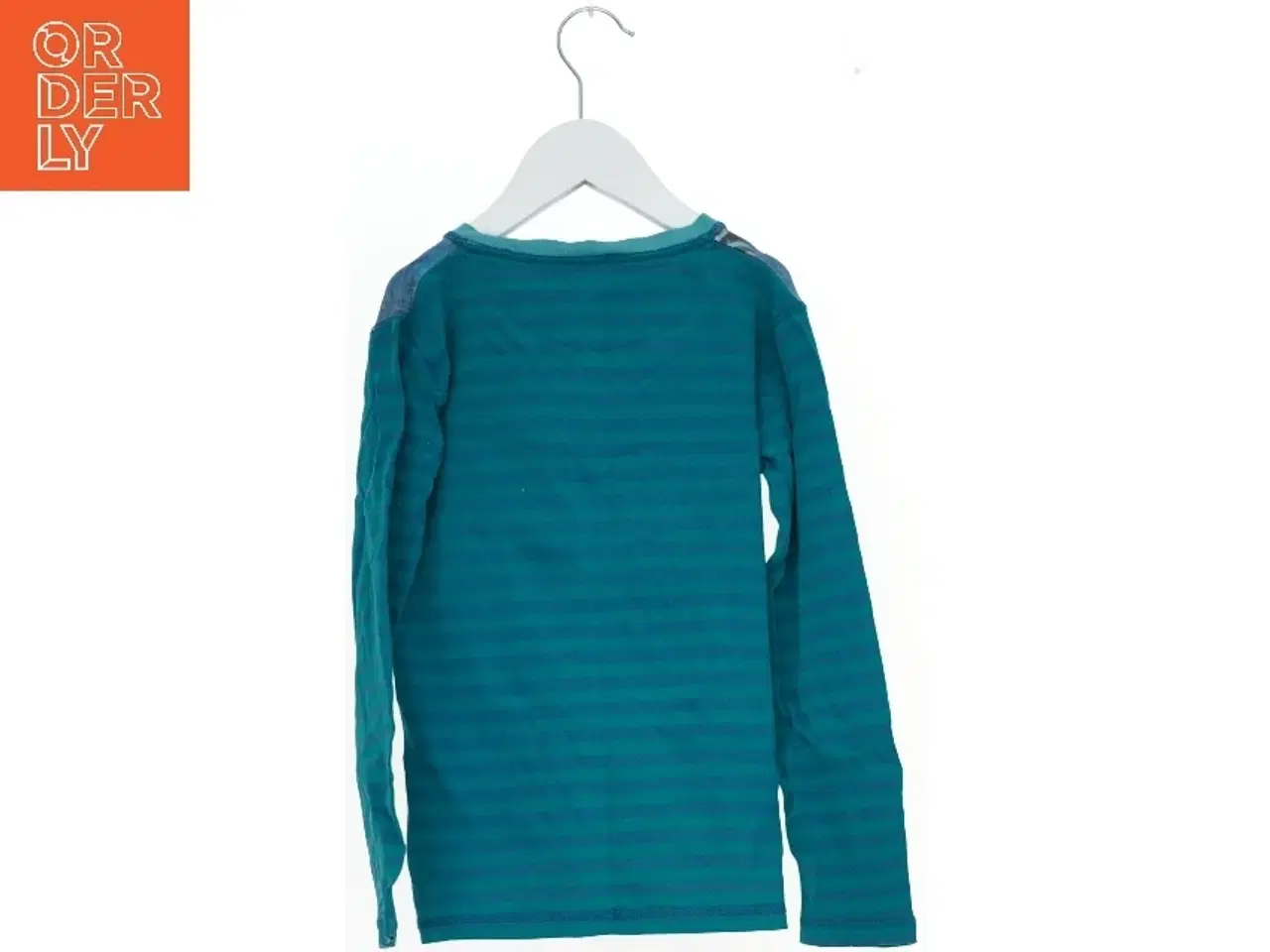 Billede 2 - Langærmet bluse med fiskeprint fra Mm (str. 128)