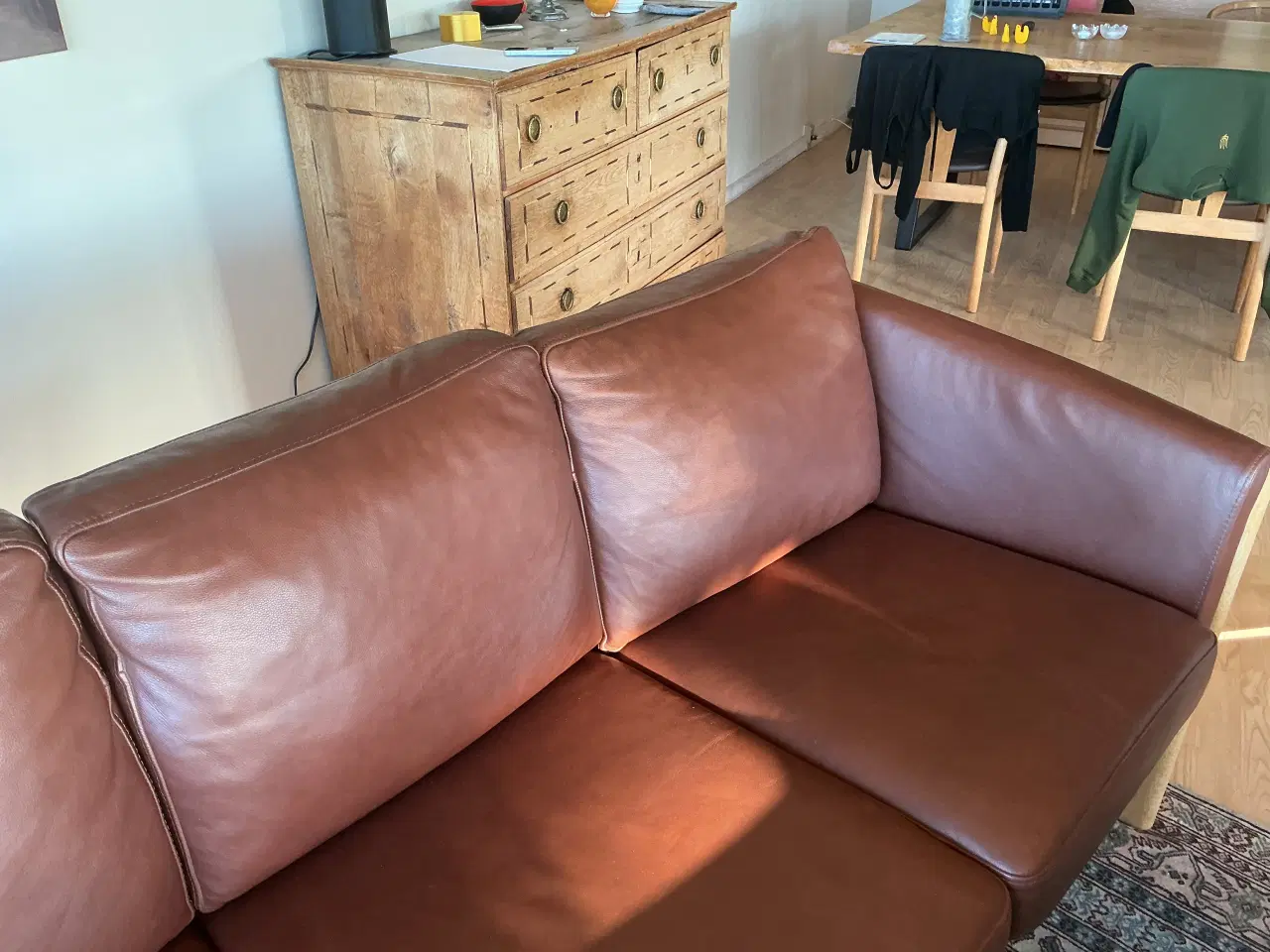 Billede 4 - Læder sofa gruppe 2 og 3 personer