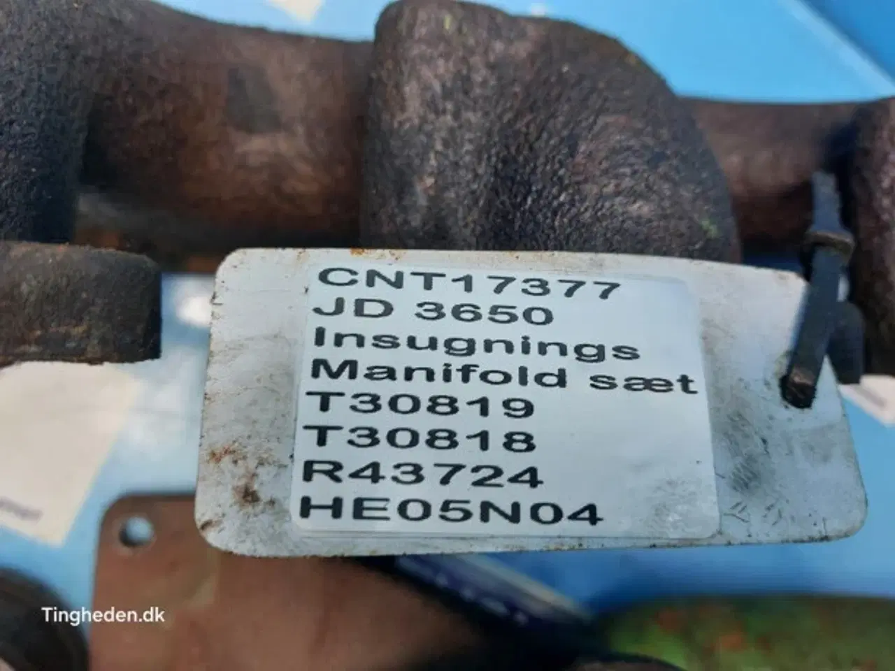 Billede 13 - John Deere 3650 Insugningsmanifold Sæt T30819