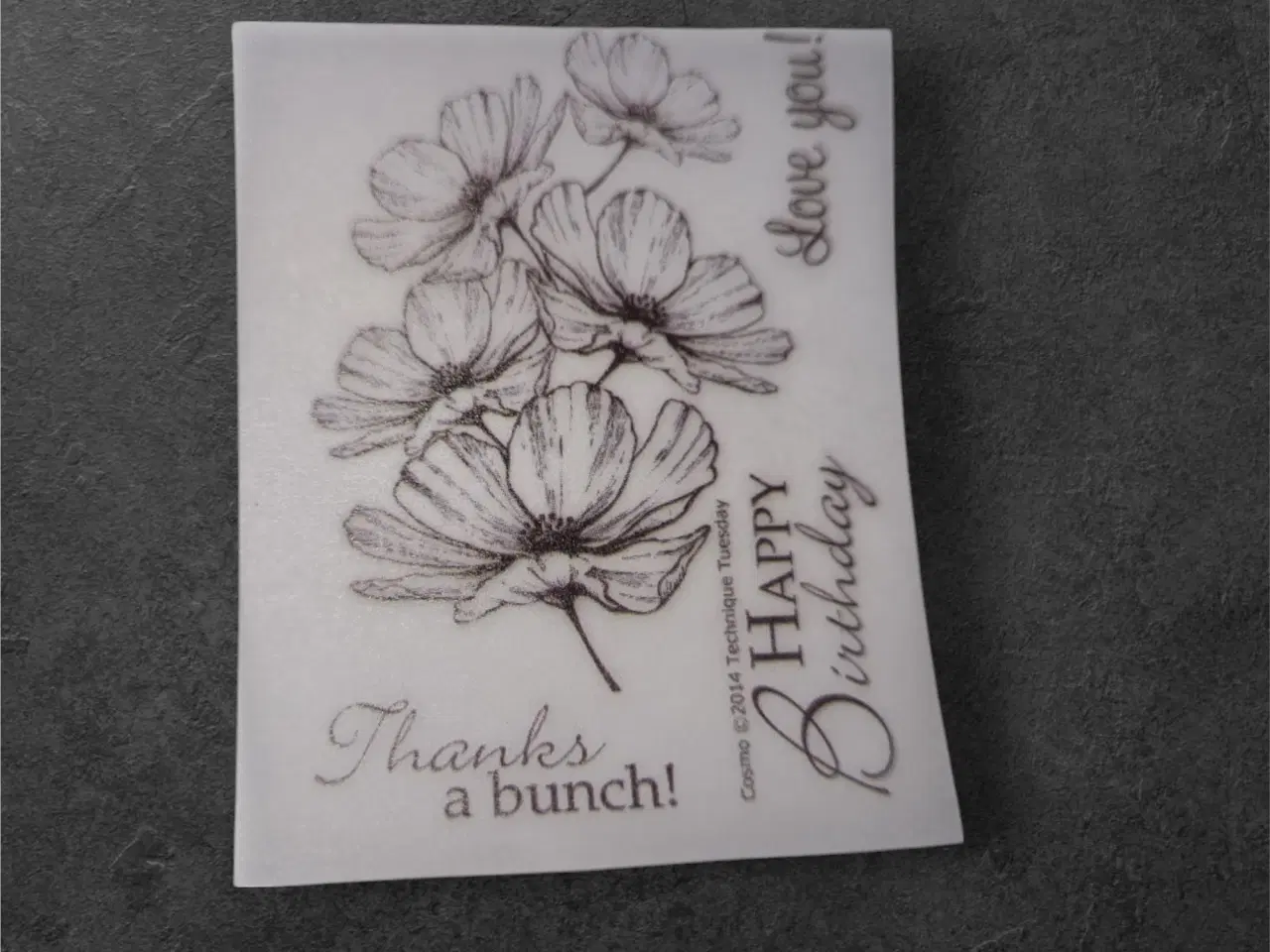 Billede 1 - Stregtegningens Elegance på semi-transparent papir