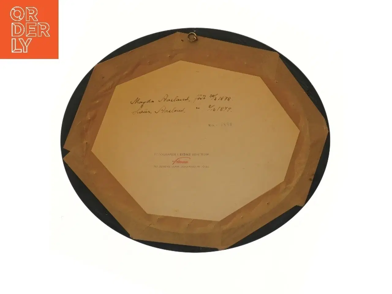 Billede 5 - Oval billederammer med fotografier (str. 37 cm)