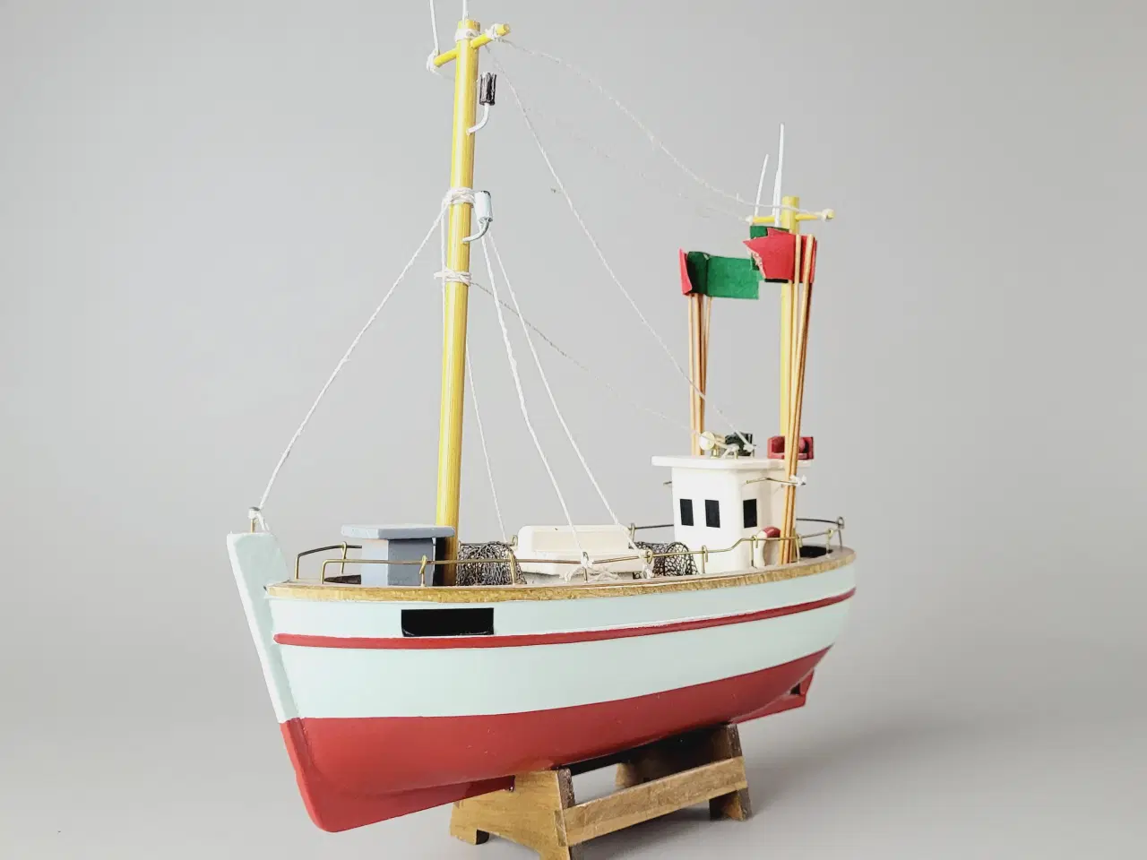 Billede 5 - ⭐️- Fin og detaljeret model af fiskekutter